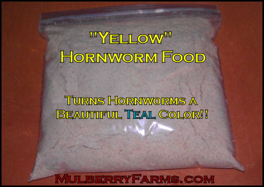 10 lb Bulk Powdered Yellow Hornworm Food (For TEAL Hornworms)