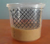 Cup with Mesh and Yellow Food (FOR TEAL HORNWORMS)