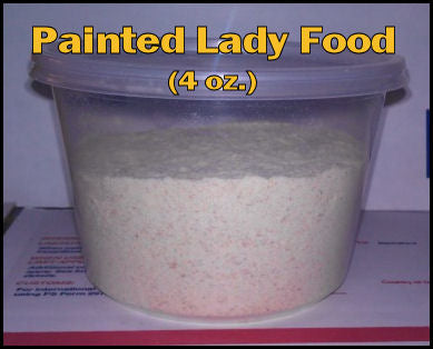 Powdered Painted Lady Larvae Food (4 oz)